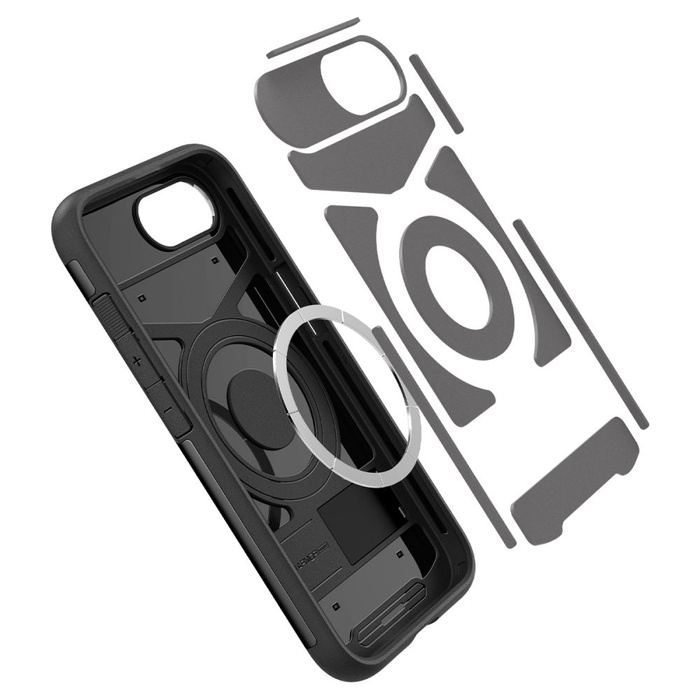 ETUI SPIGEN IPHONE 16E SLIM ARMOR MAG MAGSAFE CZARNE