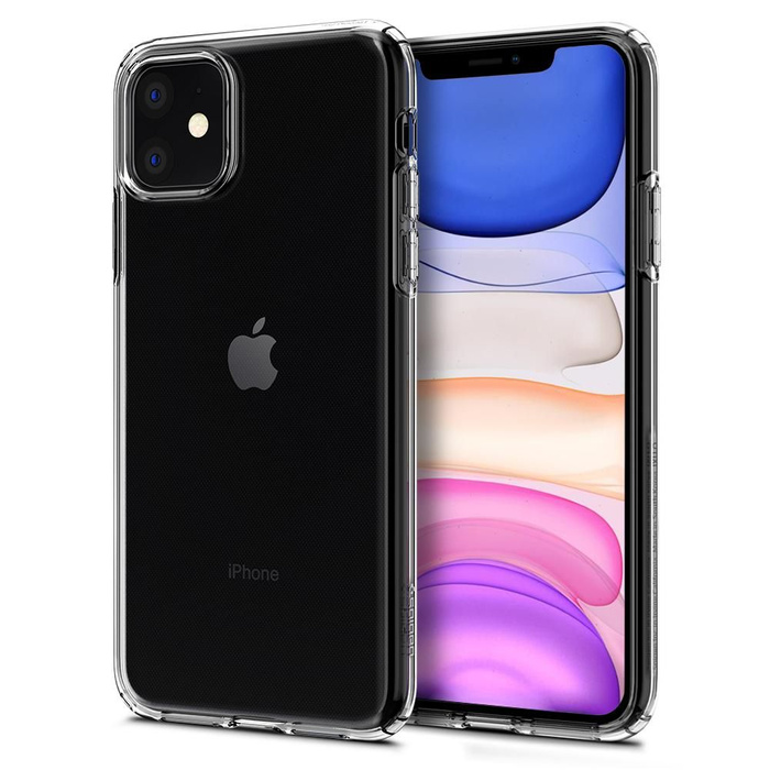 Etui SPIGEN Liquid Crystal Apple Iphone 11 Crystal Clear Przeźroczyste Case