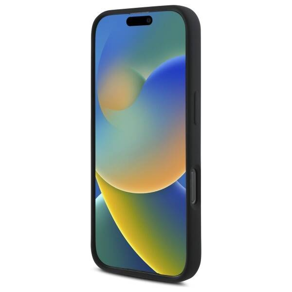 Etui AMG iPhone 16 Pro Max czarny/black hardcase Checkered Flag Pattern MagSafe