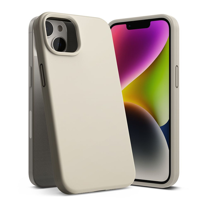 ETUI RINGKE SILICONE IPHONE 14 PLUS STONE
