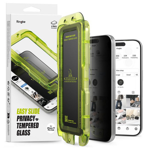 SZKŁO PRYWATYZUJĄCE RINGKE EASY SLIDE 2-PACK IPHONE 17 PRO MAX PRIVACY