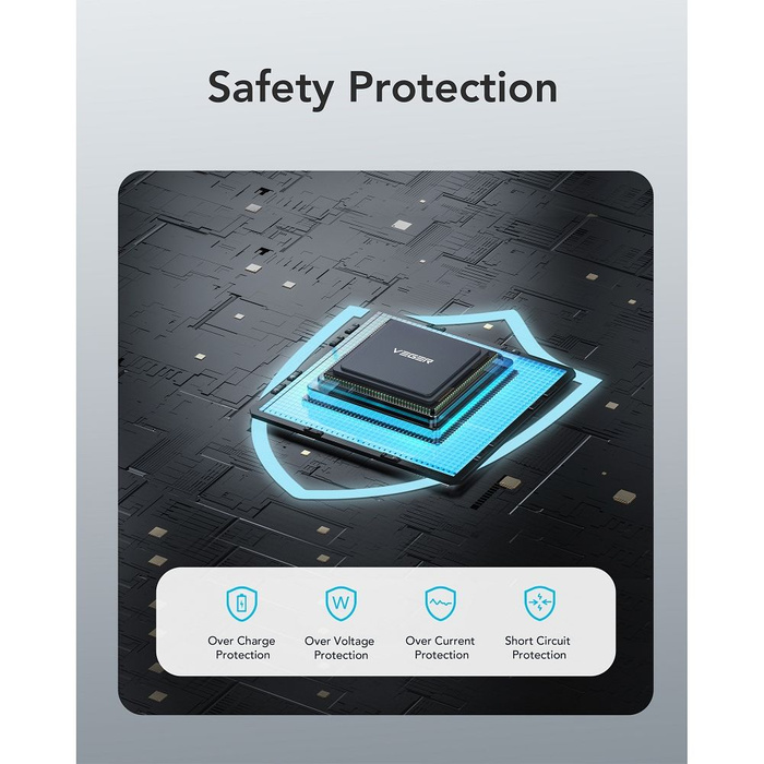 VEGER powerbank 20000 mAh PD QC3.0 2A 20W L20S (VP2039PD / W2039PD) biały