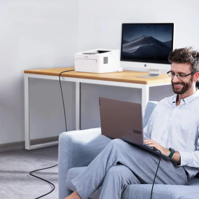 Kabel Wozinsky WKDDY3S USB-B - USB-A 480Mb/s 2m - czarny