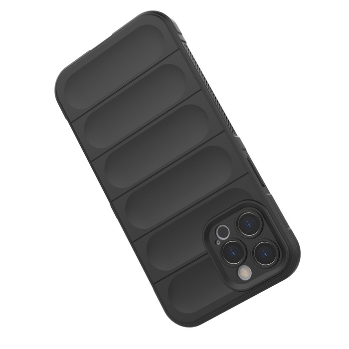 Magic Shield Case etui do iPhone 12 Pro Max elastyczny pancerny pokrowiec ciemnoniebieski