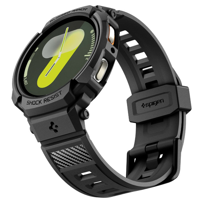 ETUI SPIGEN SAMSUNG GALAXY WATCH 8 44 MM RUGGED ARMOR ”PRO” MATOWE CZARNE