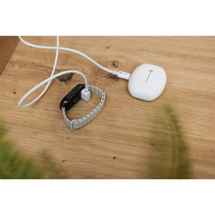 FORCELL F-DESIGN FX8 pasek do XIAOMI Mi Band 8 pudrowo szary