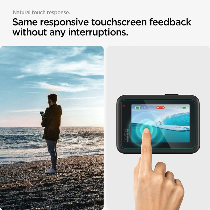 SZKŁO HARTOWANE SPIGEN GOPRO HERO 13 GLAS.TR SLIM 2-SET CLEAR