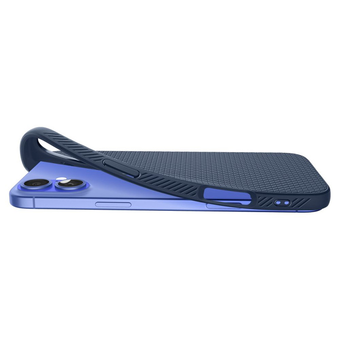 Etui iPhone 16 Spigen Liquid Air Navy Blue