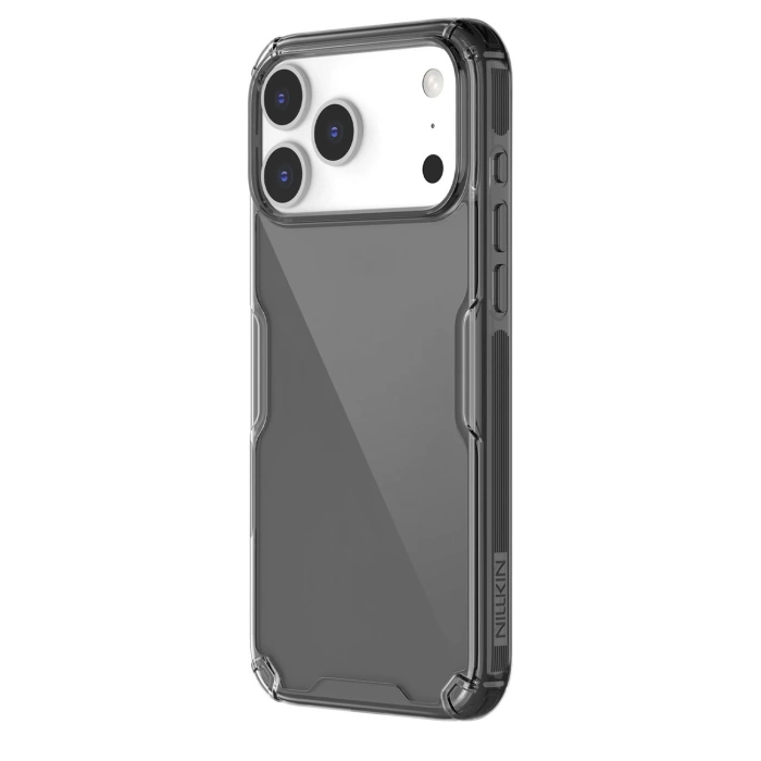 Etui Nillkin Nature TPU Pro na iPhone 17 Pro Max - półprzezroczyste-czarne