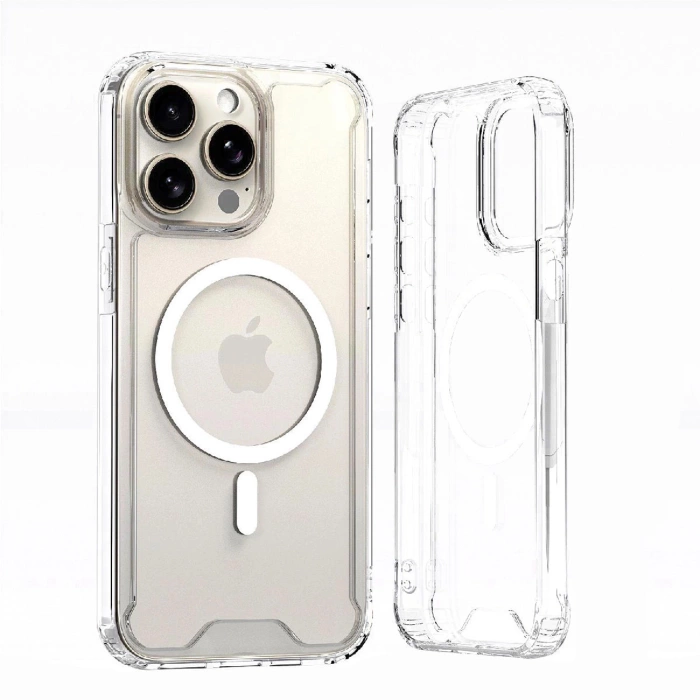 Etui Wozinsky Clear Corner Case MagSafe na Samsung Galaxy S24 FE - przezroczyste