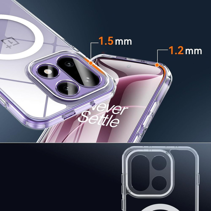 TECH-PROTECT FLEXAIR HYBRID MAGSAFE ONEPLUS 15 CLEAR