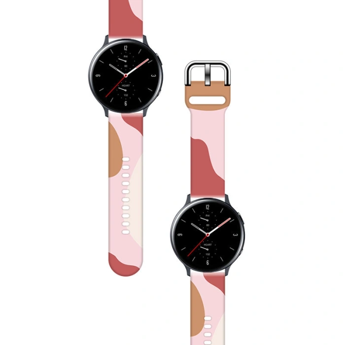 Pasek Strap Moro do Samsung Galaxy Watch 45 / 46 / 47 mm silikonowa bransoletka opaska do zegarka - wzór 12