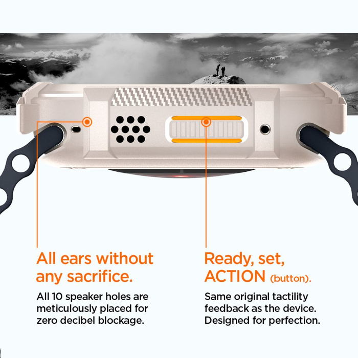 Etui Spigen Rugged Armor Apple Watch Ultra 1 / 2 (49 Mm) Dune Beige Case