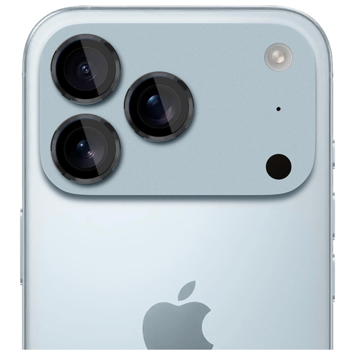 Ochrona na obiektyw aparatu 3MK iPhone 17 Pro /17 Pro Max Lens Protection Pro Czarny