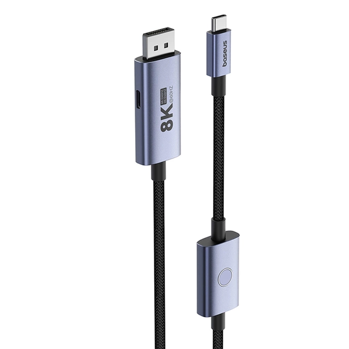 Adapter USB-C - DP Baseus 8K 1,5m (czarny)