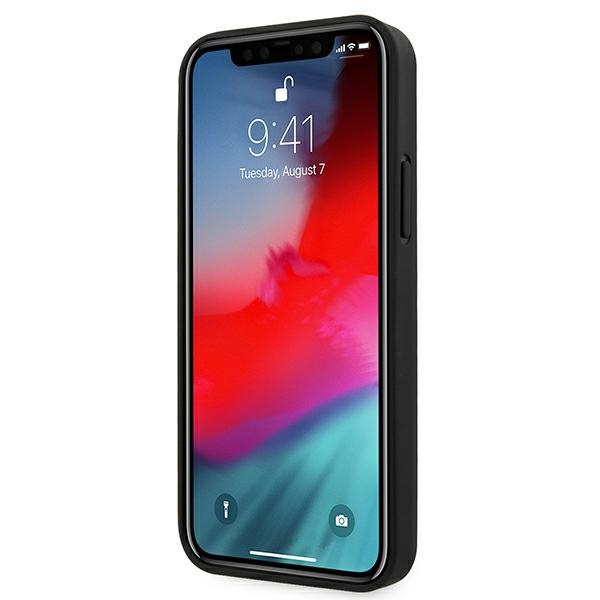 Etui BMW Apple iPhone 12 Mini Leather Deboss Czarny Hardcase