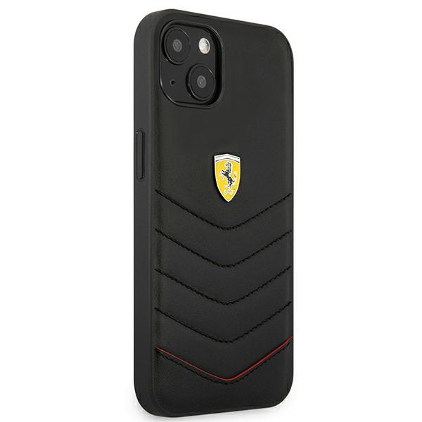 Etui FERRARI Apple iPhone 13 Mini Off Track Quilted Czarny Hardcase