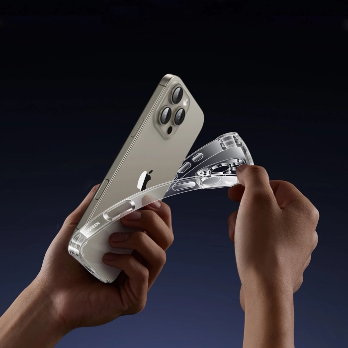 Etui Ugreen Bright Cushion iPhone 16 Pro (przezroczyste)