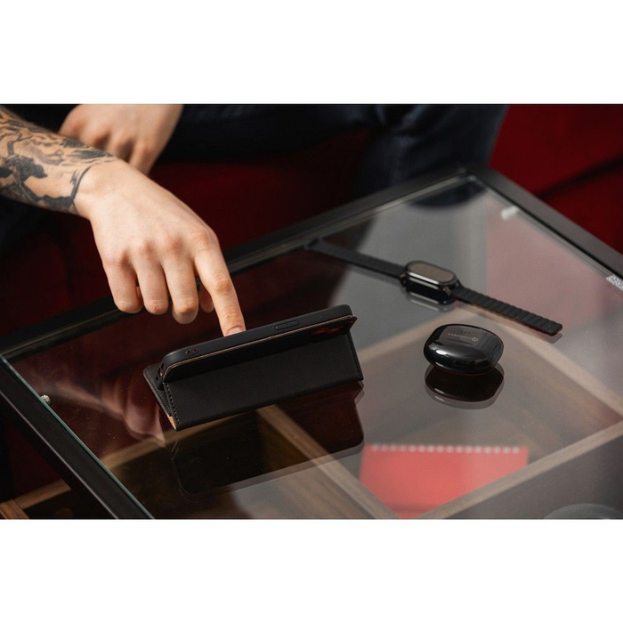 FORCELL F-PROTECT RFID Blocker Book kabura do SAMSUNG S24 Plus czarny