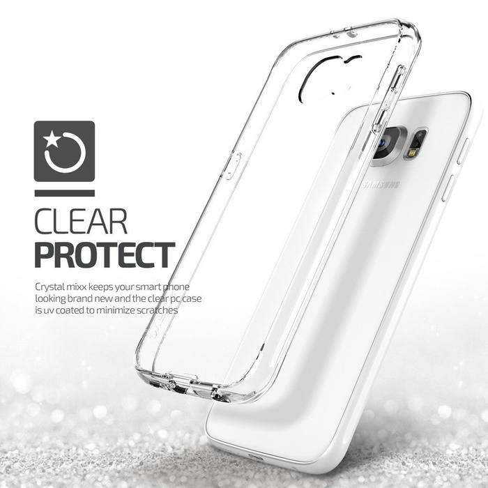 Etui Samsung Galaxy S6 VERUS Crystal Mixx Clear Przezroczysty Jak Spigen SGP Pokrowiec