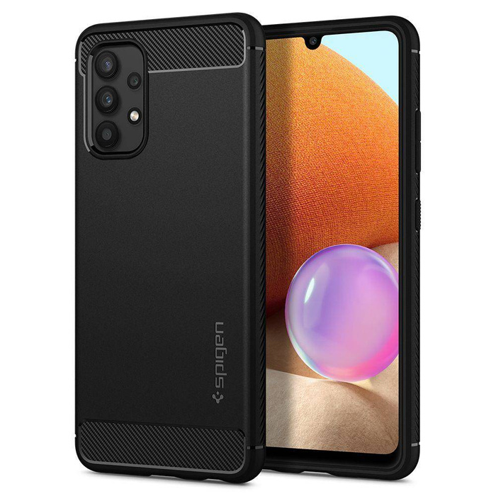 Etui SPIGEN Galaxy A72 Rugged Armor Matte Black Case