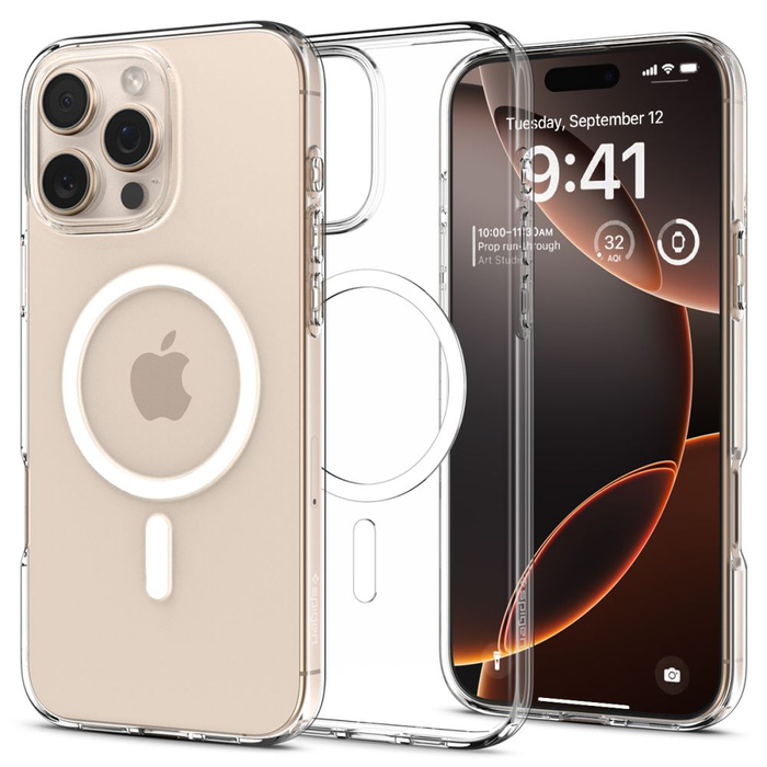 ETUI SPIGEN LIQUID CRYSTAL MAG MAGSAFE IPHONE 16 PRO MAX CLEAR
