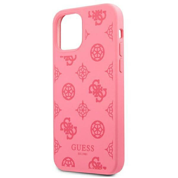 Etui GUESS Apple iPhone 12 Pro Max Peony Collection Fuksja Hardcase
