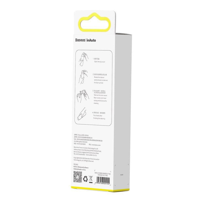 Baseus 3x filtr wkład do odkurzacza samochodowego Baseus A2 czarny (CRXCQA2-A01)