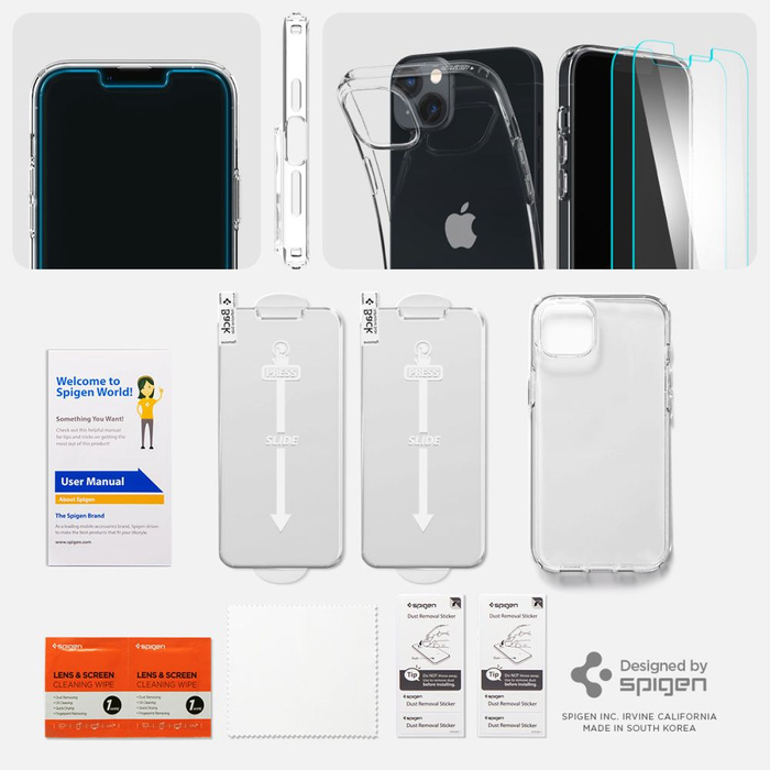 Etui Spigen iPhone 14 Plus Crystal Pack Crystal Clear