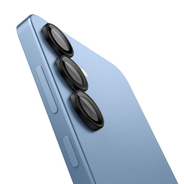 OSŁONA APARATU SPIGEN SAMSUNG GALAXY S25 OPTIK PRO GLAS.TR ”EZ FIT” CAMERA PROTECTOR 2-PACK CZARNA