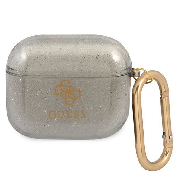 Etui GUESS Apple AirPods 3 Glitter Collection Czarny Case