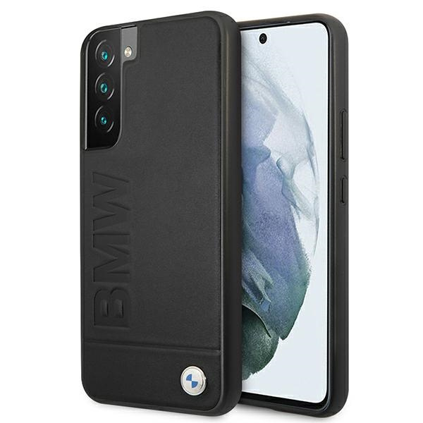 Etui BMW Samsung Galaxy S22 Plus Signature Logo Imprint Czarny Hardcase 