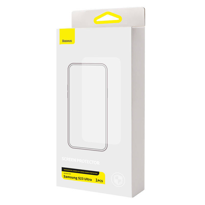 Folia ochronna Baseus utwardzana UV dla Samsung Galaxy S23 Ultra