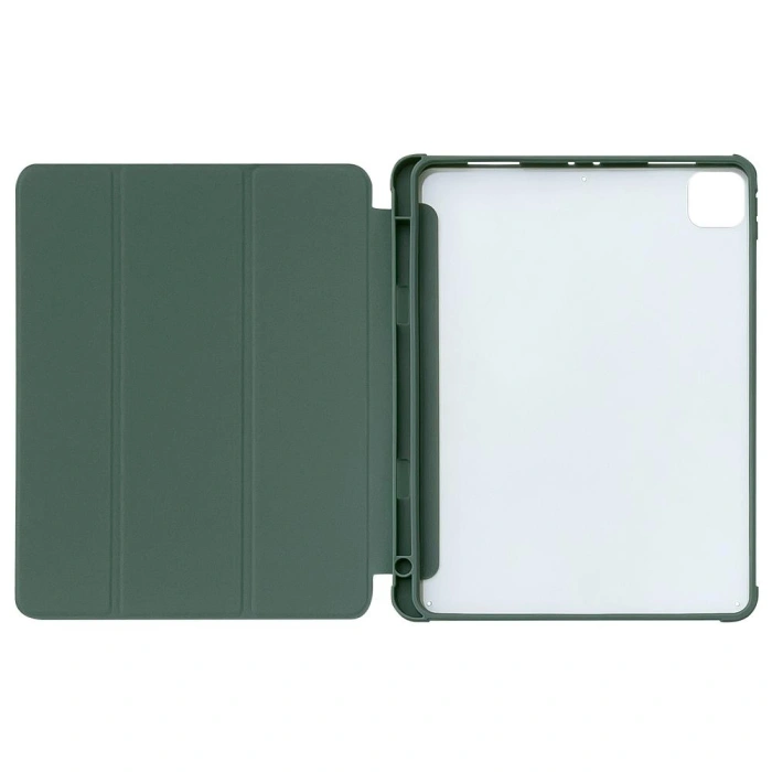 Stand Tablet Case etui Smart Cover pokrowiec na iPad 10.2'' 2021 z funkcja podstawki zielony