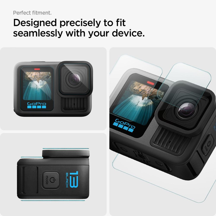 SZKŁO HARTOWANE SPIGEN GOPRO HERO 13 GLAS.TR SLIM 2-SET CLEAR