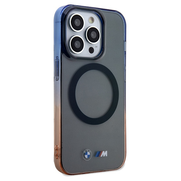 Etui BMW BMHMP15XHTGE iPhone 15 Pro Max 6.7" szary/grey hardcase Gradient Bumper MagSafe Case