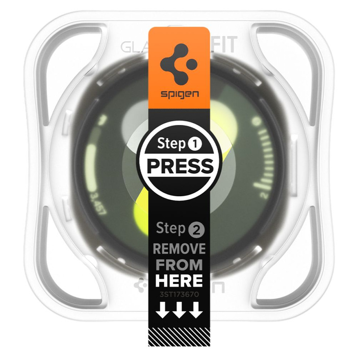 SZKŁO HARTOWANE SPIGEN SAMSUNG GALAXY WATCH 8 44 MM GLAS.TR ”EZ-FIT” 2-PACK CLEAR