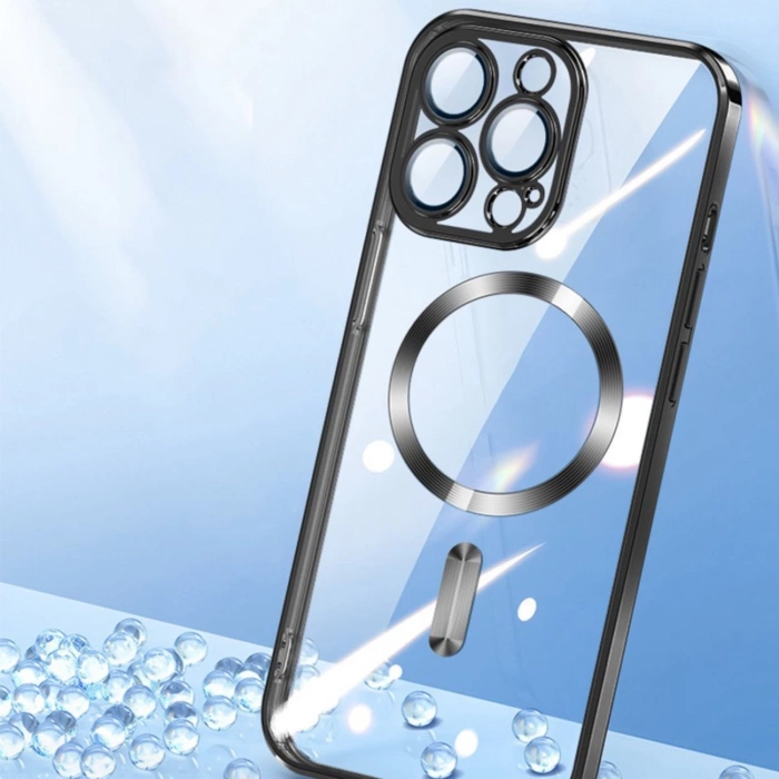 Etui Wozinsky Electroplated Magsafe na Samsung Galaxy S24 FE - różowe