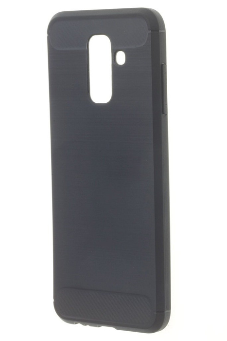 Pokrowiec Etui Samsung Galaxy A6+ Plus 2018 Carbon Silikon
