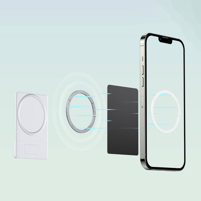 Baseus stojak składany z uchwytem magnetycznym biały (LUXZ010002)