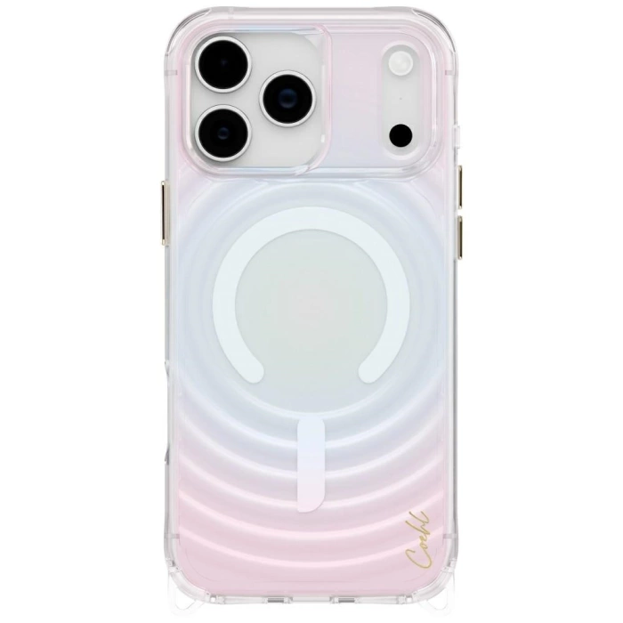 Etui UNIQ Coehl Vela do iPhone 17 Pro    Max Magnetic Charging opal