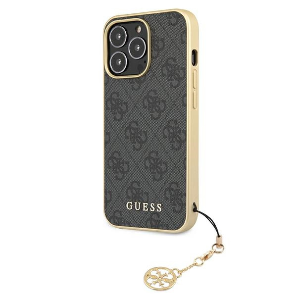 Etui GUESS Apple iPhone 13 Pro Max 4G Charms Collection Szary Hardcase