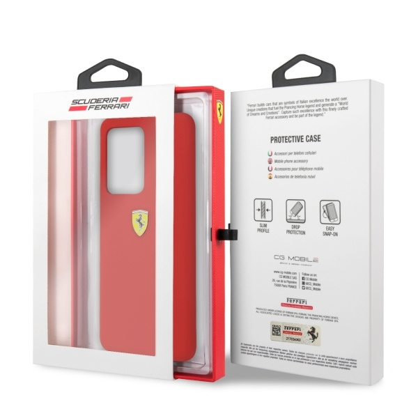 Etui Ferrari Samsung Galaxy S20 Ultra Silicone Czerwony Case