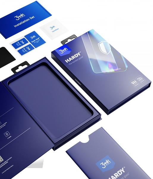 3MK Hardy iPhone 13 Pro Max utwardzone chemicznie szkło czarny/black