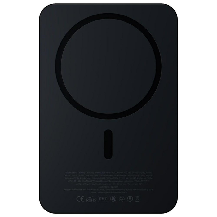 3MK HARDY MagSynergy Powerbank 10000 mAh z funkcją ładowania bezprzewodowego MagSafe