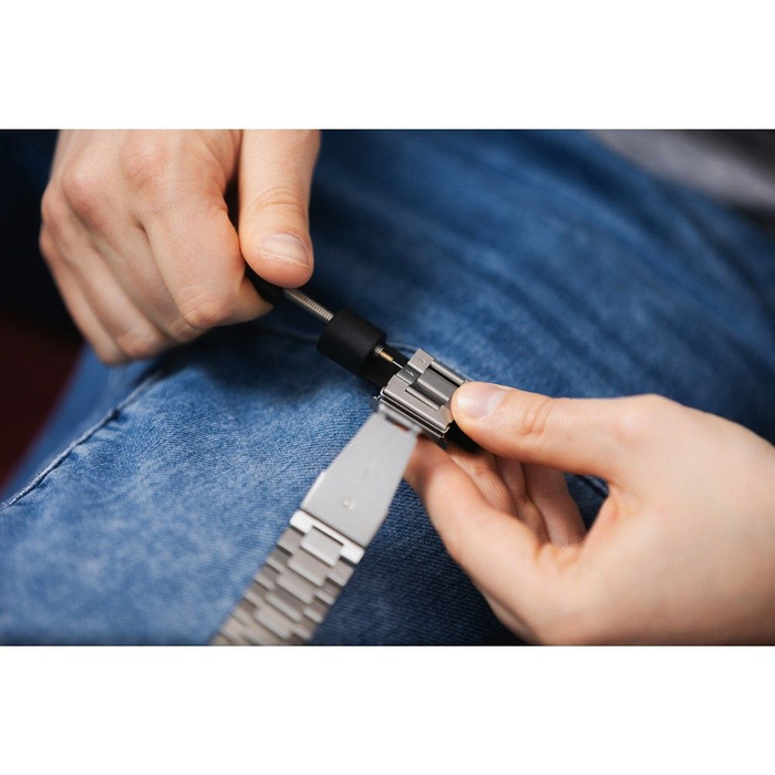 FORCELL F-DESIGN FA10 pasek do APPLE Watch 42 / 44 / 45 / 49 mm czarny