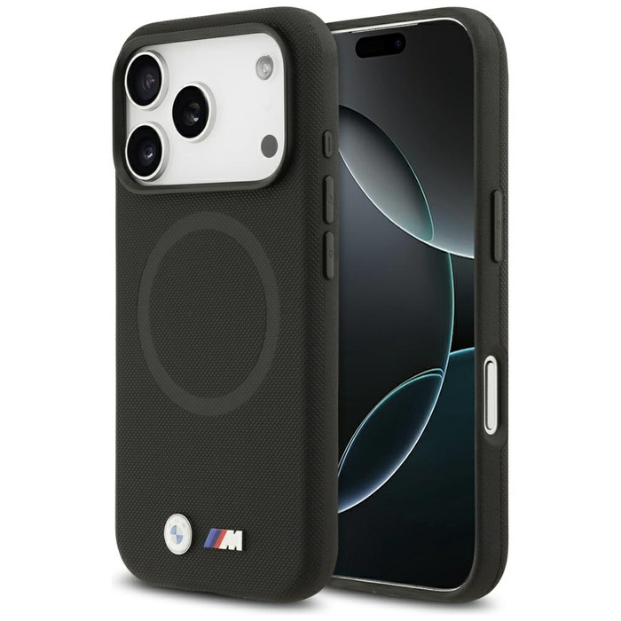 Etui BMW M FW Metal Logo MagSafe do      iPhone 17 Pro czarny