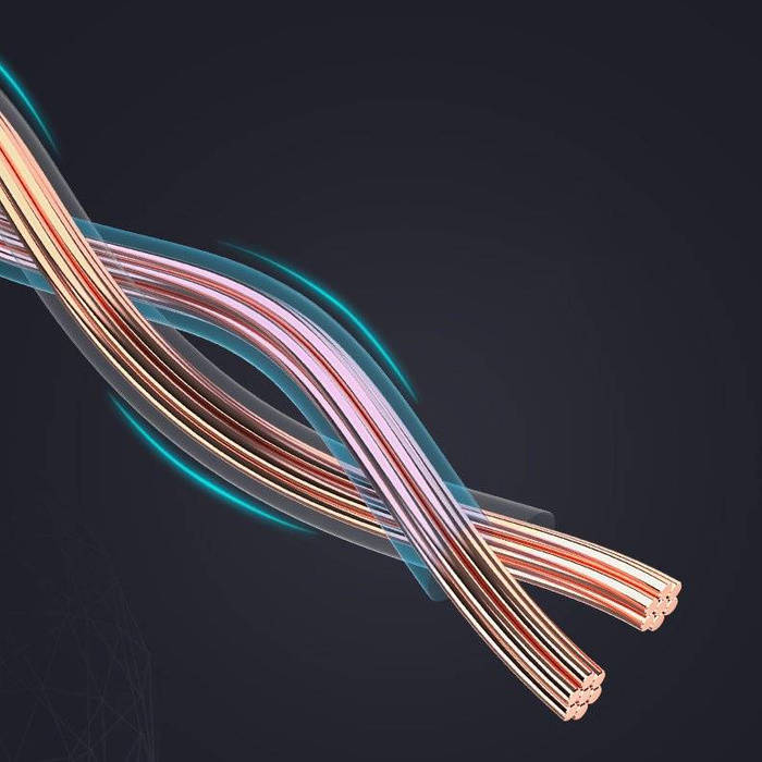 Ugreen płaski kabel przewód internetowy sieciowy Ethernet patchcord RJ45 Cat 7 STP LAN 10 Gbps 10 m czarny (NW106 11265)