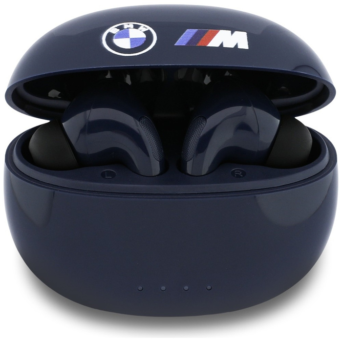 Słuchawki Bluetooth TWS BMW Printed Logo granatowy