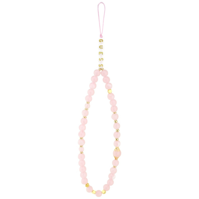 Etui Guess 4G Strap Triangle Logo        MagSafe do iPhone 17 Pro różowy